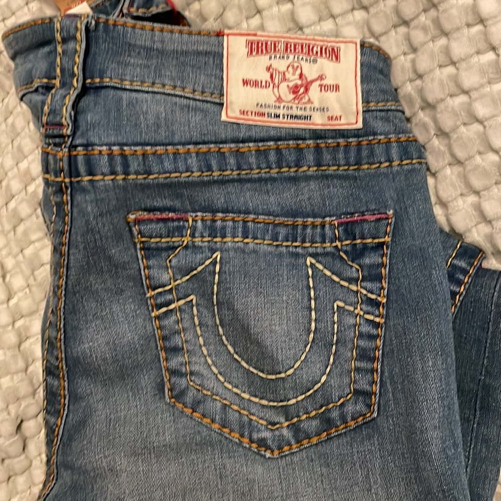 NWT True Religion Slim Straight Super Stretch Jeans - Picture 7 of 7